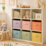 So Satisfying! 3 Solid Color Square Storage Boxs To Tidy Up Your Messy Household Sundries
