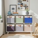5‑in‑1 Linen Fabric Storage Basket, Upgrade Your Messy Room With Warm Natural Texture