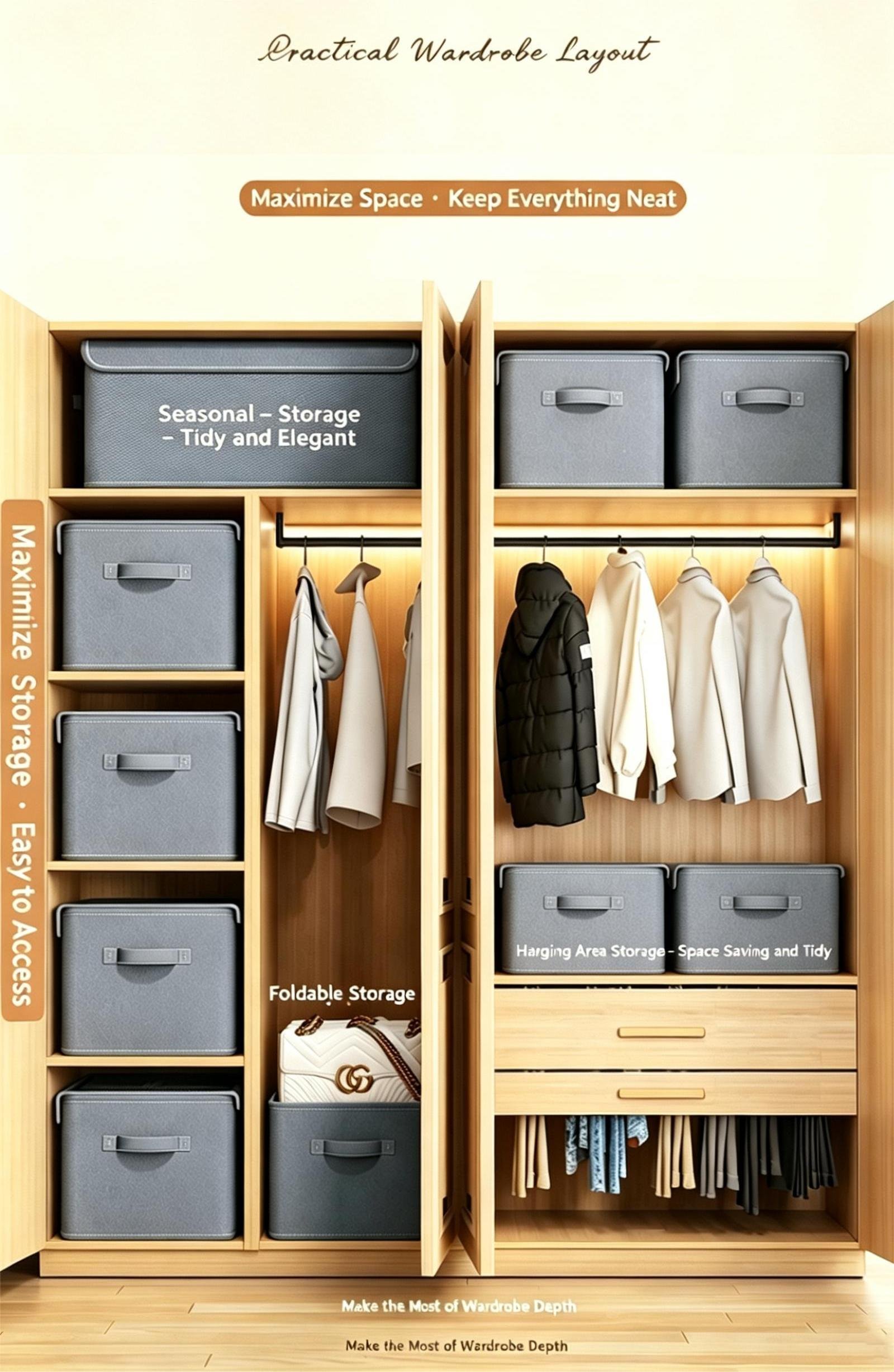 IMG_0367 12-Grid Compartment Storage Box With Lid, Dustproof Stackable Design To End Desktop Clutter Perfectly - Image 1
